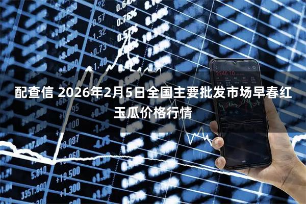 配查信 2026年2月5日全国主要批发市场早春红玉瓜价格行情